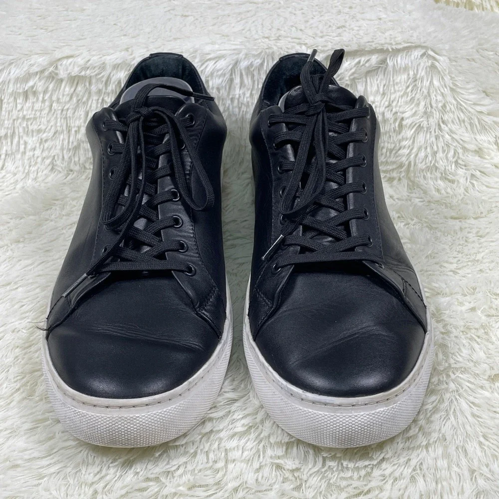 Thursday Boot Co Premier Low Top Mens 13 Black Leather Sneakers Excellent